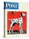 "Dalmatians," Saturday Evening Post Cover, July 17, 1943-Rutherford Boyd-Premier Image Canvas