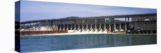 Dam on a River, Chickamauga Dam, Tennessee River, Chattanooga, Tennessee, USA-null-Premier Image Canvas