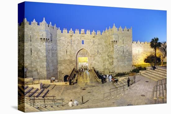 Damascus Gate, Old City, UNESCO World Heritage Site, Jerusalem, Israel, Middle East-Gavin Hellier-Premier Image Canvas