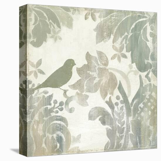 Damask Bird I-Asia Jensen-Stretched Canvas