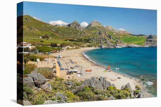 Damnoni Beach, Plakias, Rethymno; Crete, Greek Islands, Greece, Europe-Markus Lange-Premier Image Canvas