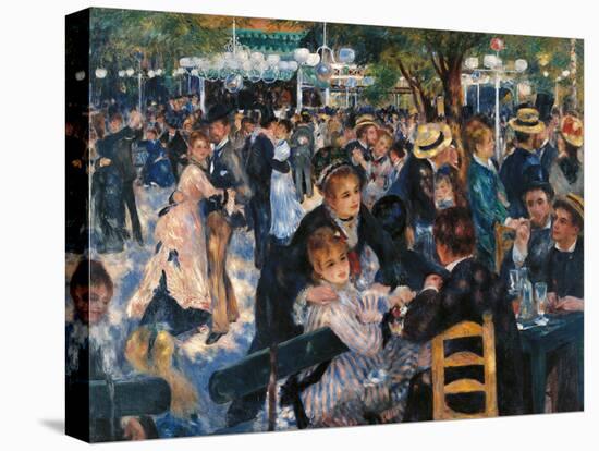 Dance at the Moulin De La Galette-Pierre-Auguste Renoir-Premier Image Canvas