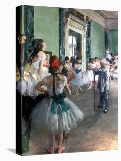 Dance Class, 1874-Edgar Degas-Premier Image Canvas