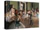 Dance Class-Edgar Degas-Stretched Canvas