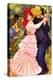 Dance In Bougival (Detail)-Pierre-Auguste Renoir-Stretched Canvas