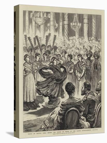 Dance of Nautch Girls before the Prince of Wales at the Native Entertainment, Calcutta-Joseph Nash-Premier Image Canvas