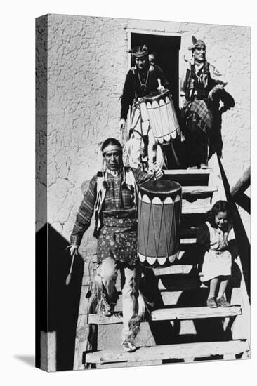 Dance, San Ildefonso Pueblo, New Mexico, 1942-Ansel Adams-Premier Image Canvas