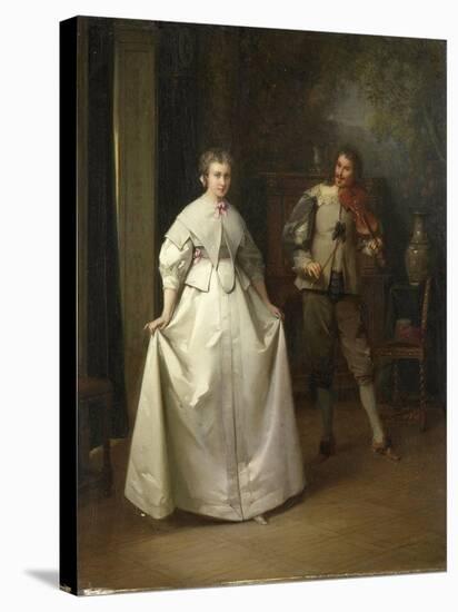 Dance-Aime Gabriel Adolphe Bourgoin-Stretched Canvas