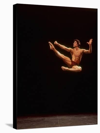 Dancer Edward Villella Leaping Through Air in Performance of George Balanchine's "The Prodigal Son"-Bill Eppridge-Premier Image Canvas