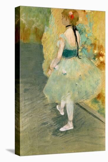 Dancer in Green, C.1878 (Pastel on Paper)-Edgar Degas-Premier Image Canvas