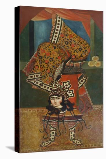 Dancer Performing Acrobatics, Qajar, Persia-null-Premier Image Canvas