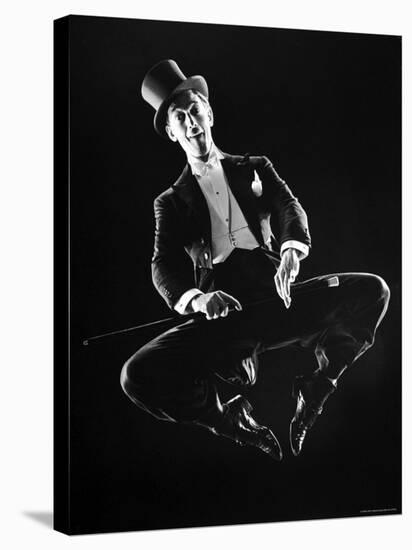 Dancer Ray Bolger Doing a Tap Dance Routine-Gjon Mili-Premier Image Canvas