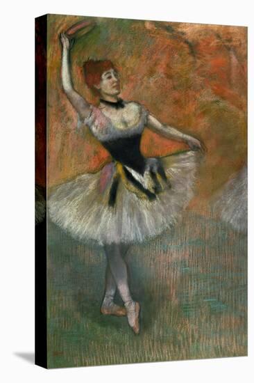 Dancer with Tambourine, Around 1882-Edgar Degas-Premier Image Canvas