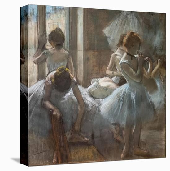 Dancers. 1884-1885. Pastel on paper.-Edgar Degas-Premier Image Canvas