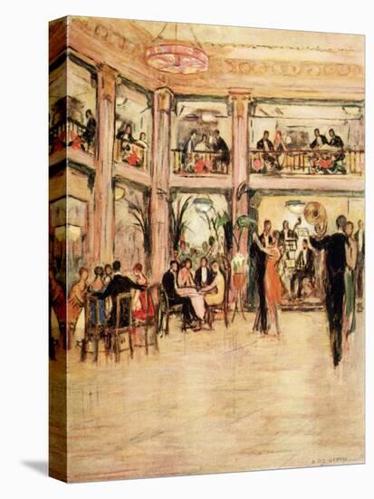 Dancers and Diners at the Kit- Kat Club in the Haymarket London-Dorothea St. John George-Stretched Canvas