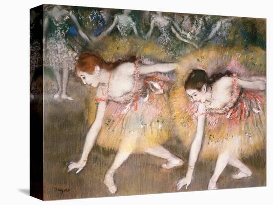 Dancers Bowing, 1885-Edgar Degas-Premier Image Canvas