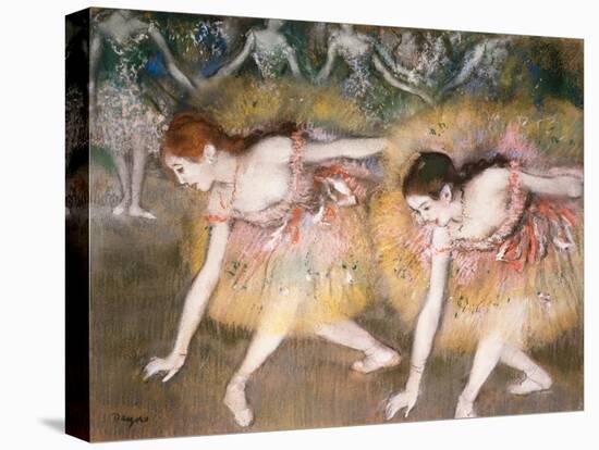 Dancers Bowing, 1885-Edgar Degas-Premier Image Canvas