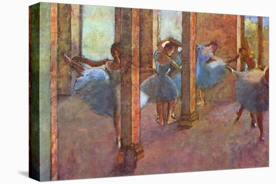 Dancers in the Foyer-Edgar Degas-Stretched Canvas