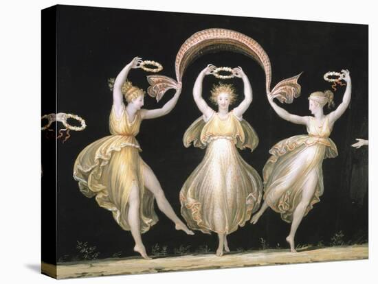 Dancers with Veils and Crowns-Antonio Canova-Premier Image Canvas