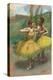 Dancers with Yellow Skirts (Two Dancers in Yellow), C.1896-Edgar Degas-Premier Image Canvas