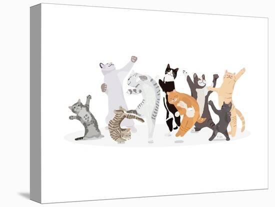 Dancing Cat-Hanna Melin-Premier Image Canvas