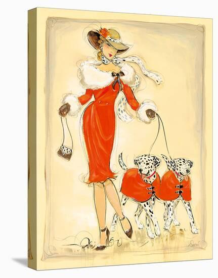 Dancing Dalmations-Dupre-Stretched Canvas