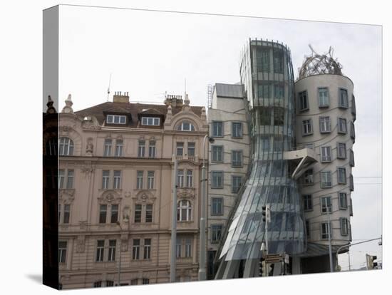 Dancing House, Prague, Czech Republic, Europe-Martin Child-Premier Image Canvas