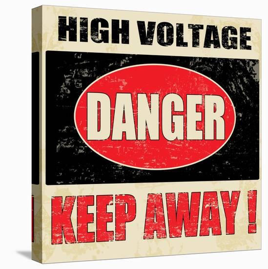 Danger High Voltage-radubalint-Stretched Canvas