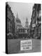 Danger Unexploded Bomb Sign at Cordoned Off Area in Front of St. Paul's Church-Hans Wild-Premier Image Canvas