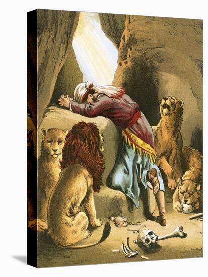 Daniel in the Lion's Den-English-Premier Image Canvas