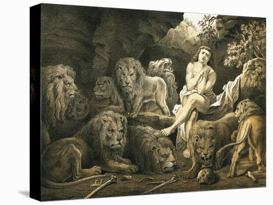 Daniel in the Lion's Den-English-Premier Image Canvas