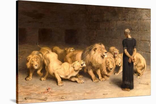 Daniel in the Lions' Den, 1872-Briton Rivi?re-Stretched Canvas