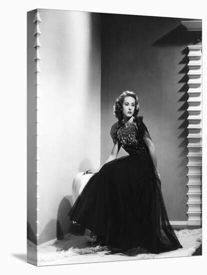 Danielle Darrieux, 1938 (b/w photo)-null-Stretched Canvas