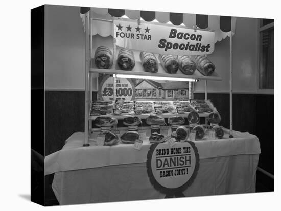 Danish Bacon Pre Packed Meat Display, Kilnhurst, South Yorkshire, 1963-Michael Walters-Premier Image Canvas