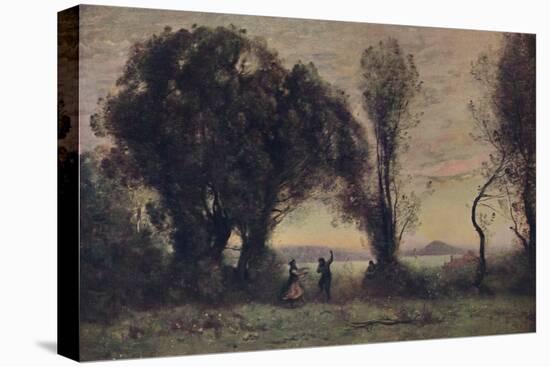 'Danse Des Bergers De Sorrente', (Dance of the Shepherds of Sorrento), 19th century, (1910)-Jean-Baptiste-Camille Corot-Premier Image Canvas