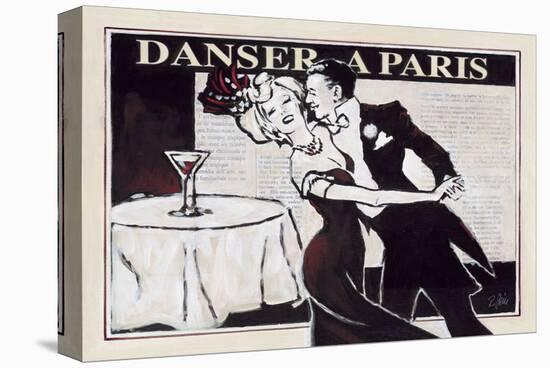 Danser à Paris with Martinis-Rene Stein-Stretched Canvas