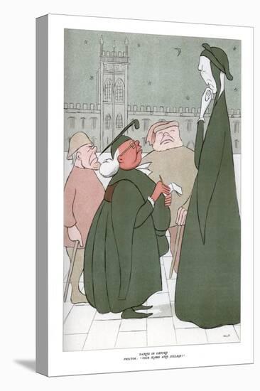 Dante in Oxford; Proctor:'Your Name and College?, 1904-Max Beerbohm-Premier Image Canvas