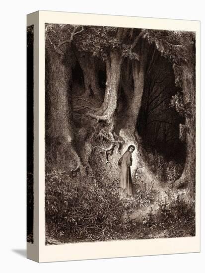 Dante in the Gloomy Wood-Gustave Dore-Premier Image Canvas