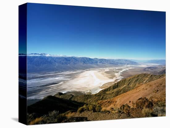 Dante's View in the Black Mountains, Death Valley's Badwater Basin and the Panamint Range, CA-Bernard Friel-Premier Image Canvas