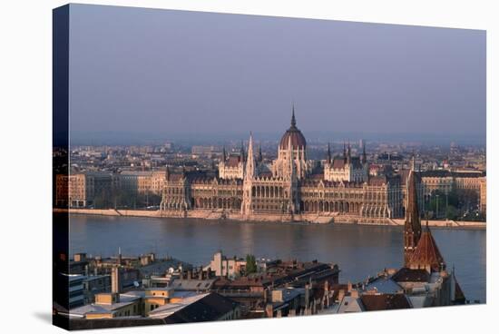 Danube in Budapest-Vittoriano Rastelli-Premier Image Canvas
