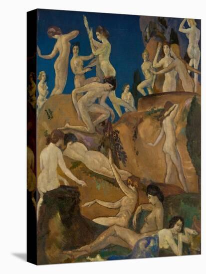 Daphnes of the Ravine, 1922 (Oil on Canvas)-Arthur Bowen Davies-Premier Image Canvas