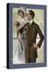 Dapper Man and Maudlin Girl-null-Stretched Canvas