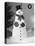 Dapper Snowman Outside a House-Bettmann-Premier Image Canvas