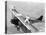 Daredevils Playing Tennis on a Biplane-null-Premier Image Canvas