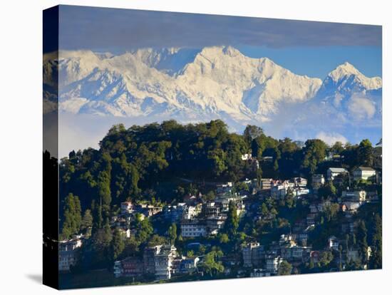 Darjeeling and Kanchenjunga, West Bengal, India-Jane Sweeney-Premier Image Canvas