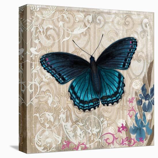 Dark Blue Butterfly-Alan Hopfensperger-Stretched Canvas