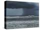 Dark Dramatic Shot of Tropical Storm Coming Ashore at Pensacola, Florida Beach. Water Spout Descend-forestpath-Premier Image Canvas