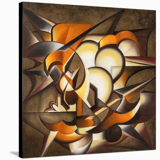 Dark Explosion-Laura Ceccarelli-Stretched Canvas