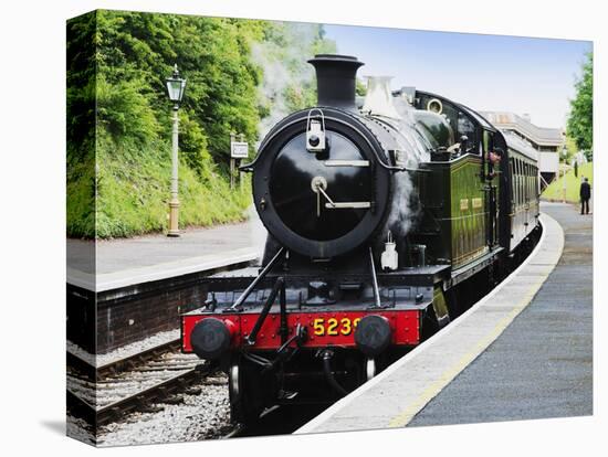 Dartmouth and Paignton Railway, Kingswear Station, Dartmouth, Devon, England, United Kingdom, Europ-David Hughes-Premier Image Canvas