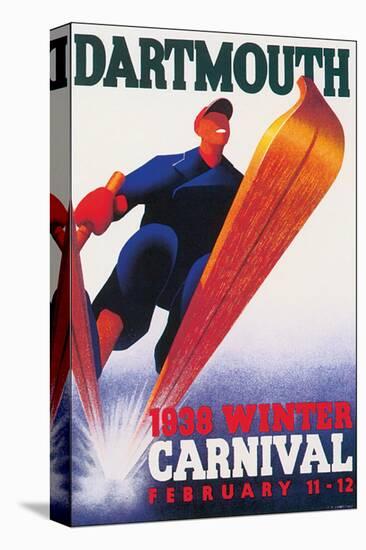 Dartmouthm, Winter Carnival, c.1938-null-Stretched Canvas